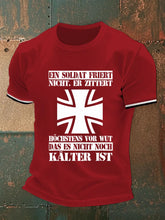 Männer deutsche Armee Soldaten kurze Ärmel T-Shirt